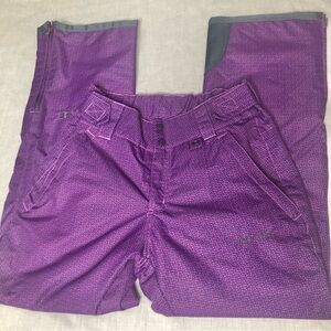 Arctix Women’s  Purple Insulated Snowboarding Ski Pants Size Medium